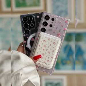 رز جاکارتی مگ سیف Rose MagSafe Cardholder 1