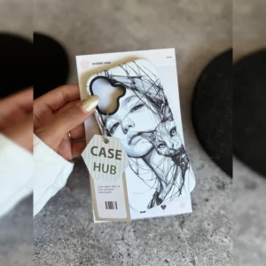 دختر و گربه سیاه قلم Ink Girl & Cat 1