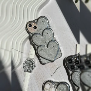 قلب کریستالی پاپیون دار Crystal Bow Hearts 1