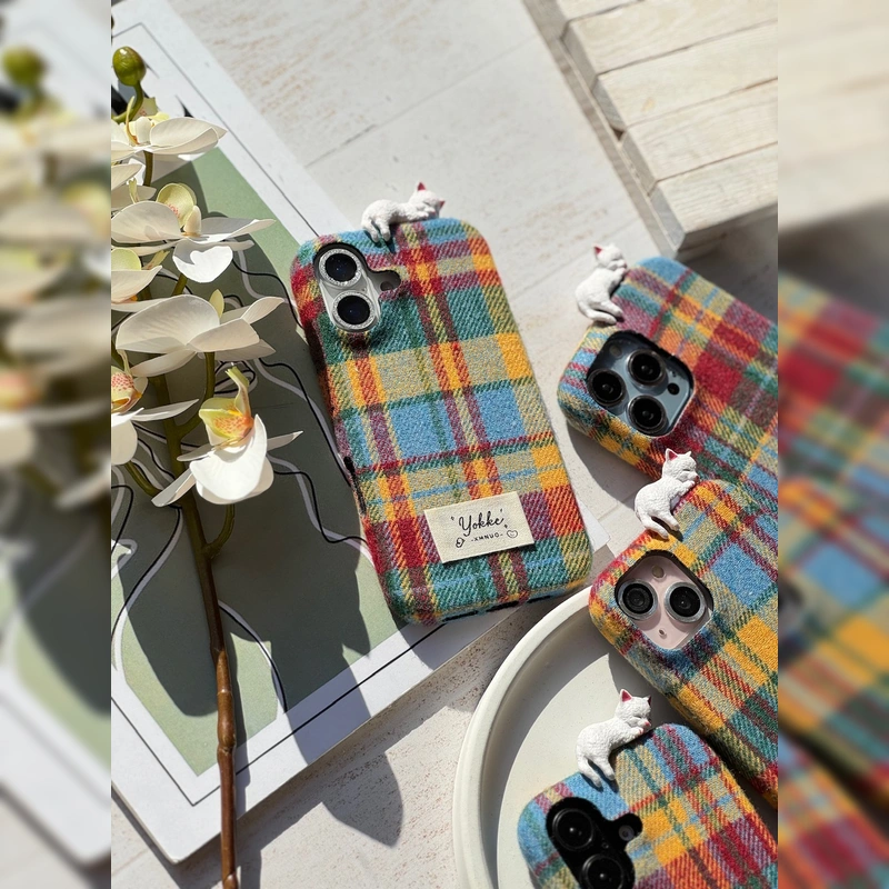 پتو چهارخونه و گربه خوابالو Cozy Plaid Kitty 4