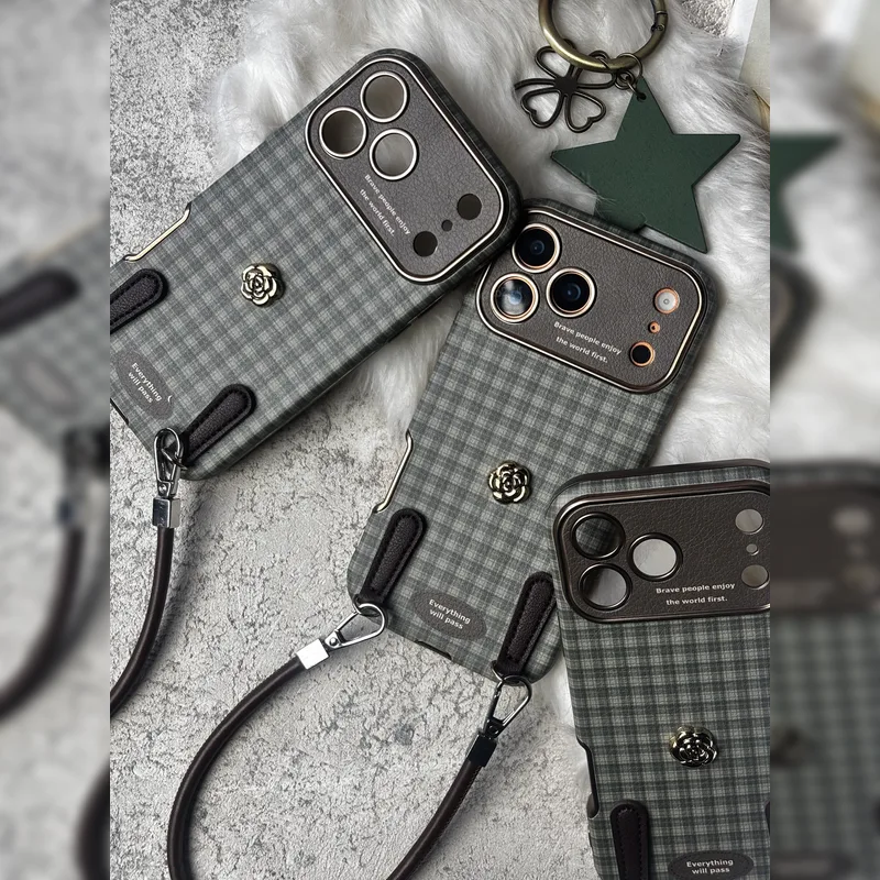 چهارخونه آرام همراه با بند ست Calm Plaid with Strap Set 6
