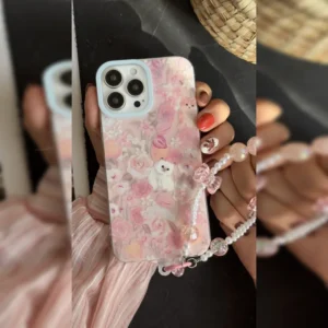 گربه باغ صورتی بدون بند Pink Garden Cat No Strap 1