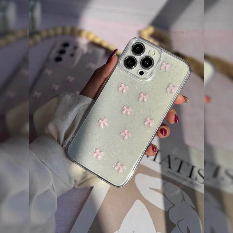 گره صورتی اکلیلی Sparkle Pink Knot 5