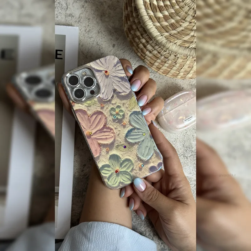 باران شکوفه های پاستلی محافظ لنز Pastel Blossom Rain Lens Guard 1