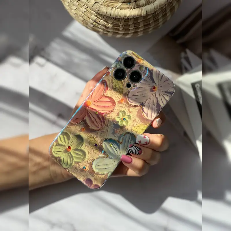 باران شکوفه های پاستلی محافظ لنز Pastel Blossom Rain Lens Guard 5