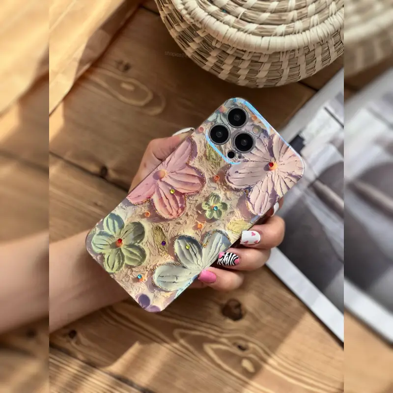 باران شکوفه های پاستلی محافظ لنز Pastel Blossom Rain Lens Guard 6