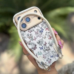 باغ پروانه رنگی همراه بند Colorful Butterfly Garden Strap 1