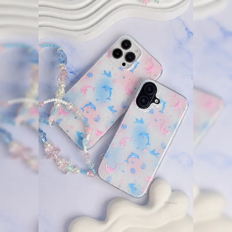 دلفین و ستاره های پاستلی همراه آویز Pastel Dolphin Star Charm 4