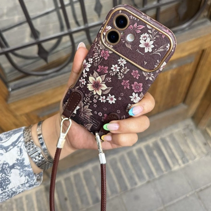 رز قهوه ای وینتیج همراه بند Vintage Brown Rose Strap 2