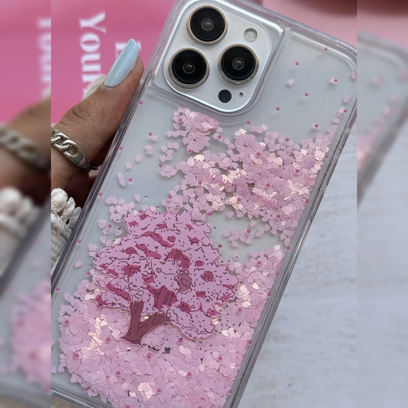 ساکورا آکواریومی صورتی Pink Sakura Aquarium 2