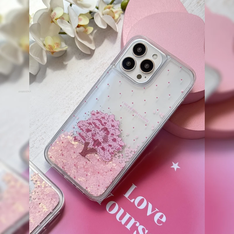 ساکورا آکواریومی صورتی Pink Sakura Aquarium 4