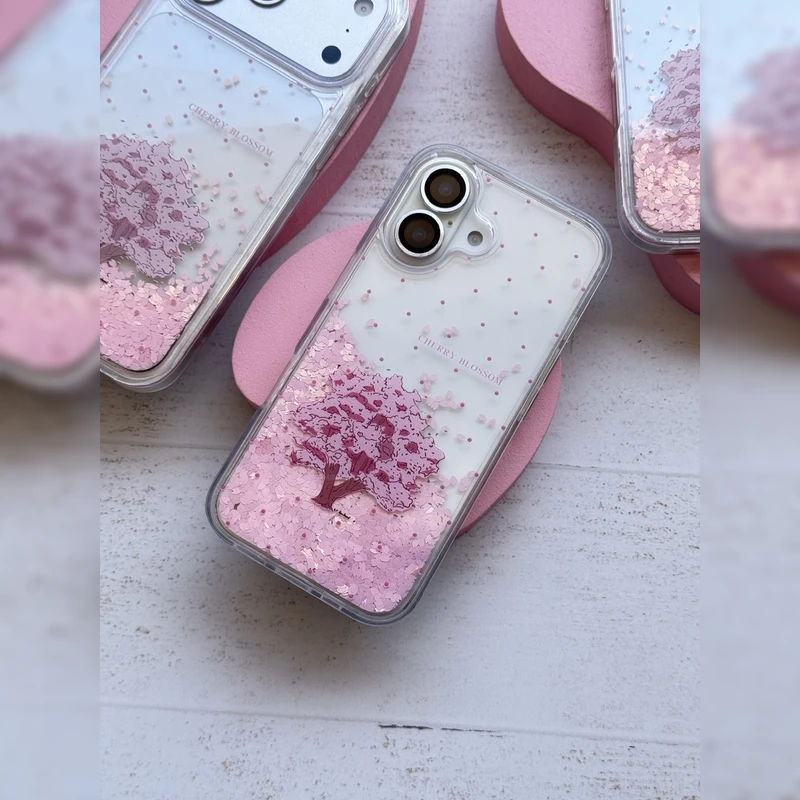 ساکورا آکواریومی صورتی Pink Sakura Aquarium 5