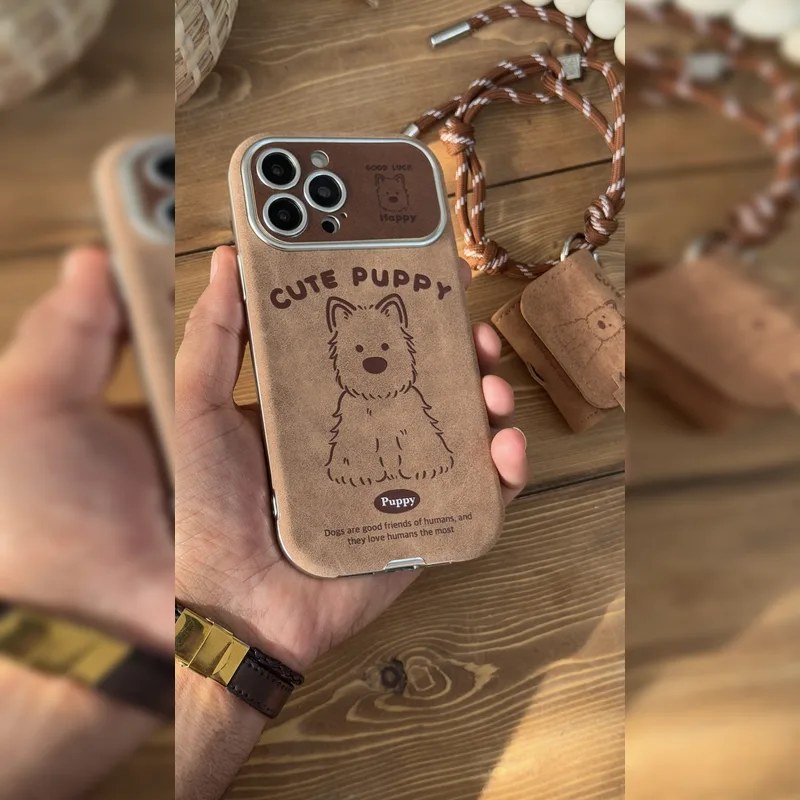سگ کوچولو قهوه ای سنگشور Brown Cute Dog Washed 3