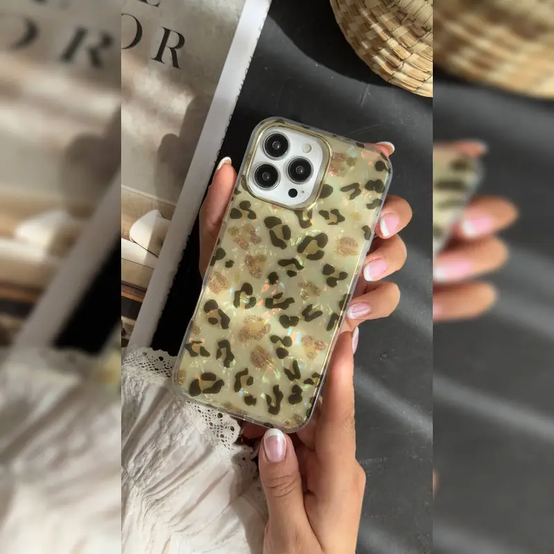 پلنگی آیس گلیتر Ice Leopard Glitter 1