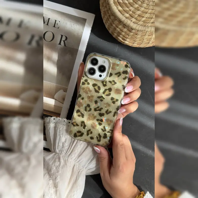 پلنگی آیس گلیتر Ice Leopard Glitter 13