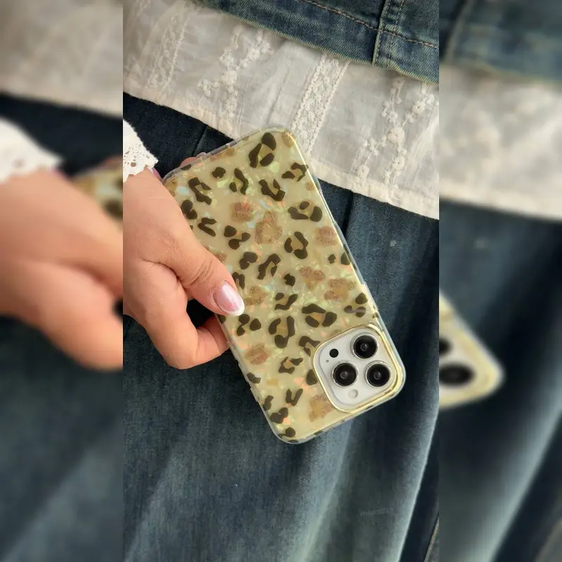 پلنگی آیس گلیتر Ice Leopard Glitter 14
