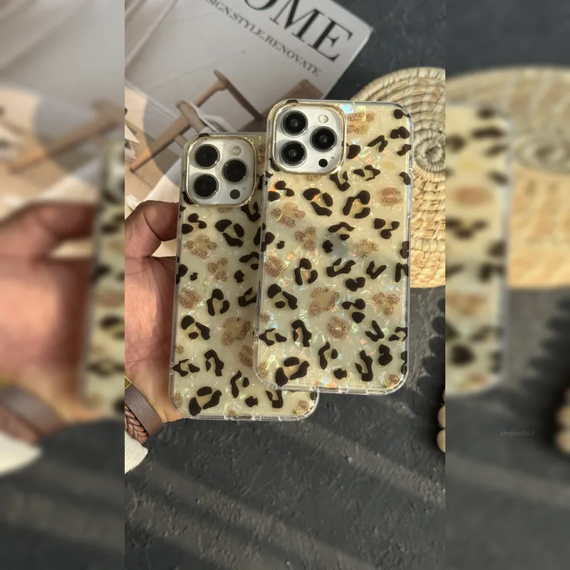 پلنگی آیس گلیتر Ice Leopard Glitter 2