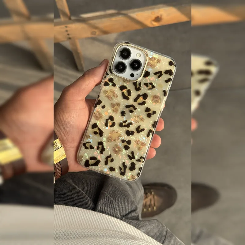 پلنگی آیس گلیتر Ice Leopard Glitter 6