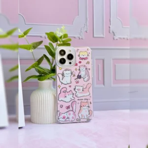 گربه های صورتی بازیگوش Playful Pink Cats 1