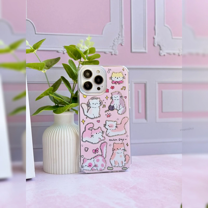 گربه های صورتی بازیگوش Playful Pink Cats 1