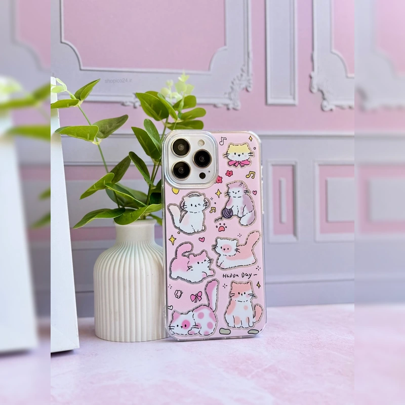 گربه های صورتی بازیگوش Playful Pink Cats 5