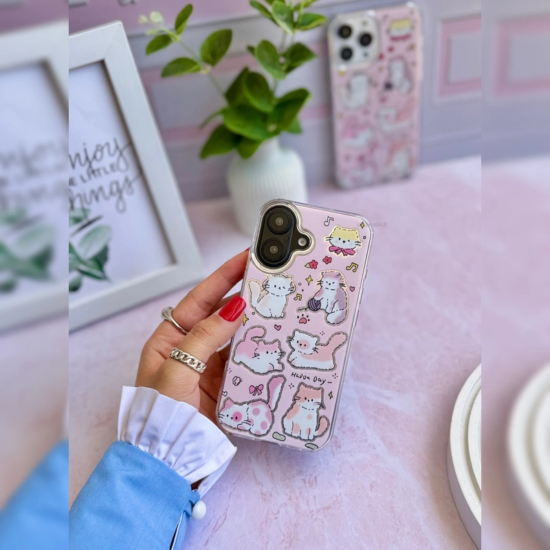 گربه های صورتی بازیگوش Playful Pink Cats 6
