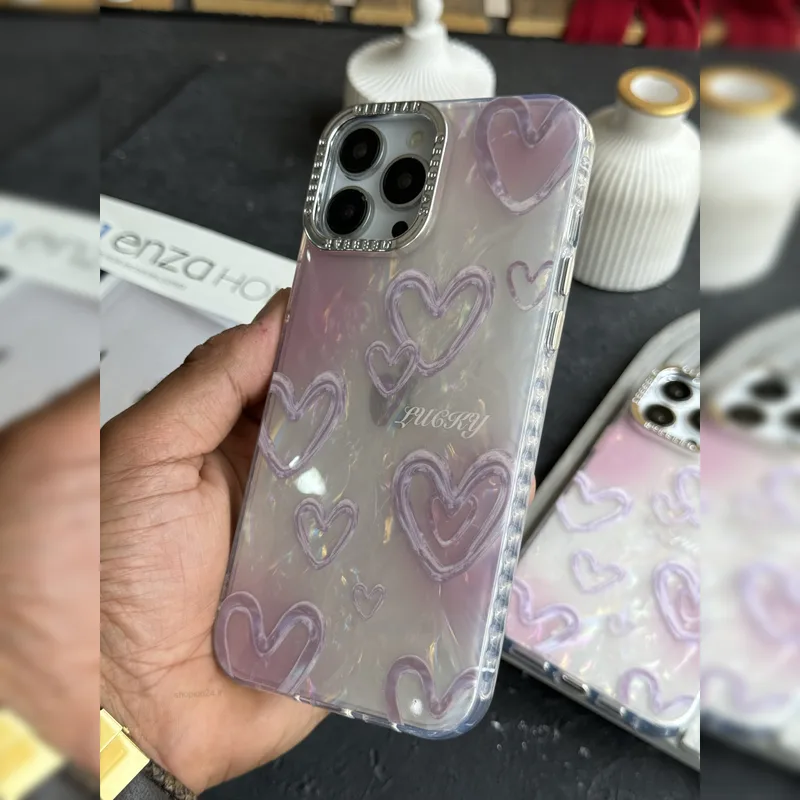 قلب های صدفی درخشان Iridescent Shell Hearts 3