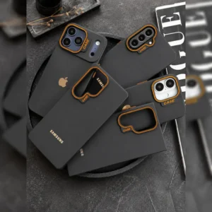 مشکی مات لبه نارنجی Matte Black Orange Edge 1