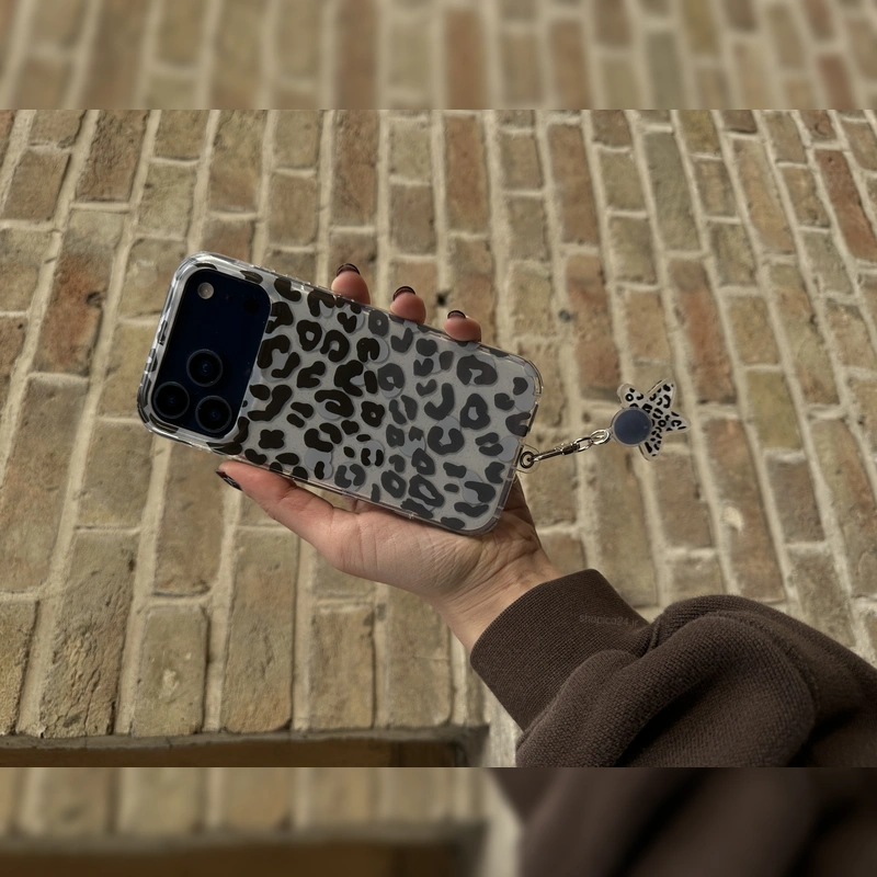 پلنگی شفاف همراه آویز Leopard Clear Charm 10
