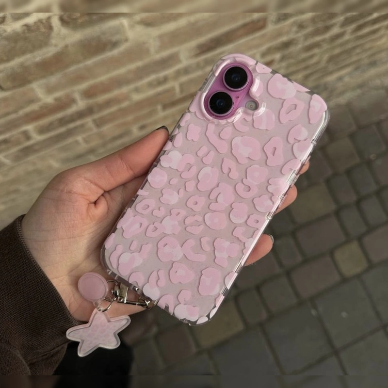 پلنگی شفاف همراه آویز Leopard Clear Charm 17