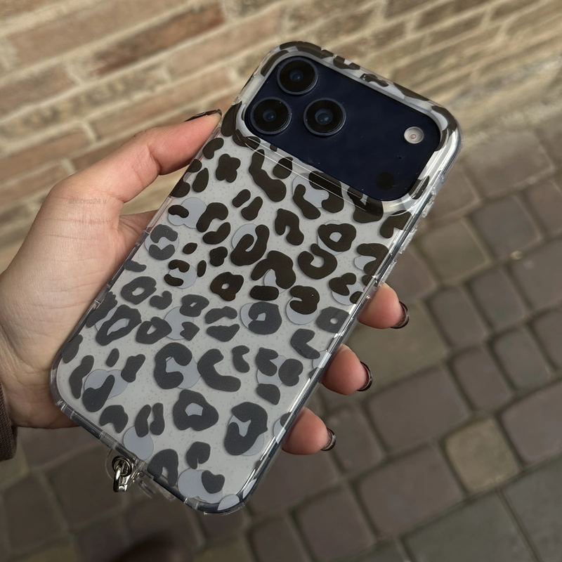 پلنگی شفاف همراه آویز Leopard Clear Charm 2