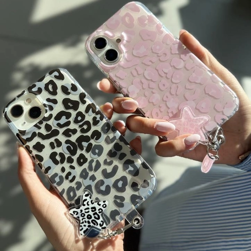 پلنگی شفاف همراه آویز Leopard Clear Charm 6