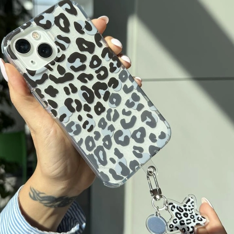 پلنگی شفاف همراه آویز Leopard Clear Charm 7
