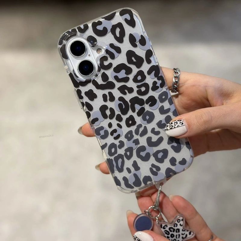 پلنگی شفاف همراه آویز Leopard Clear Charm 8