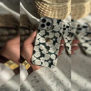 باغ مخمل سبز گل فلزی Green Velvet Garden Metal Flower 1