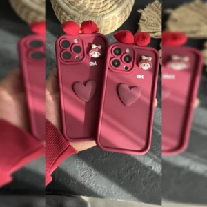 دختر پاپیونی قلب برجسته Bow Girl Raised Heart 1