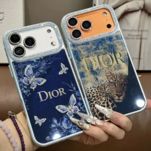 دیور پلنگ و پروانه نگین دار Dior Leopard And Butterfly Rhinestone 1
