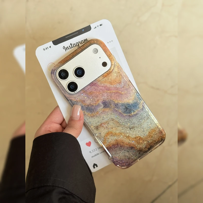 سنگ مرمر اکلیلی کهکشانی Galaxy Glitter Marble 2