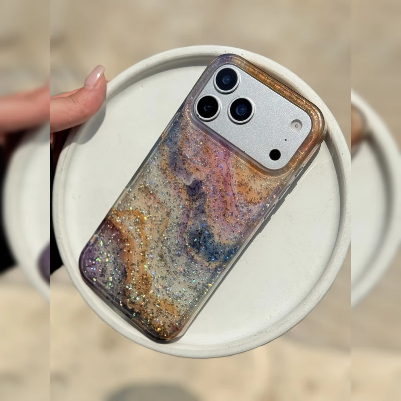 سنگ مرمر اکلیلی کهکشانی Galaxy Glitter Marble 4
