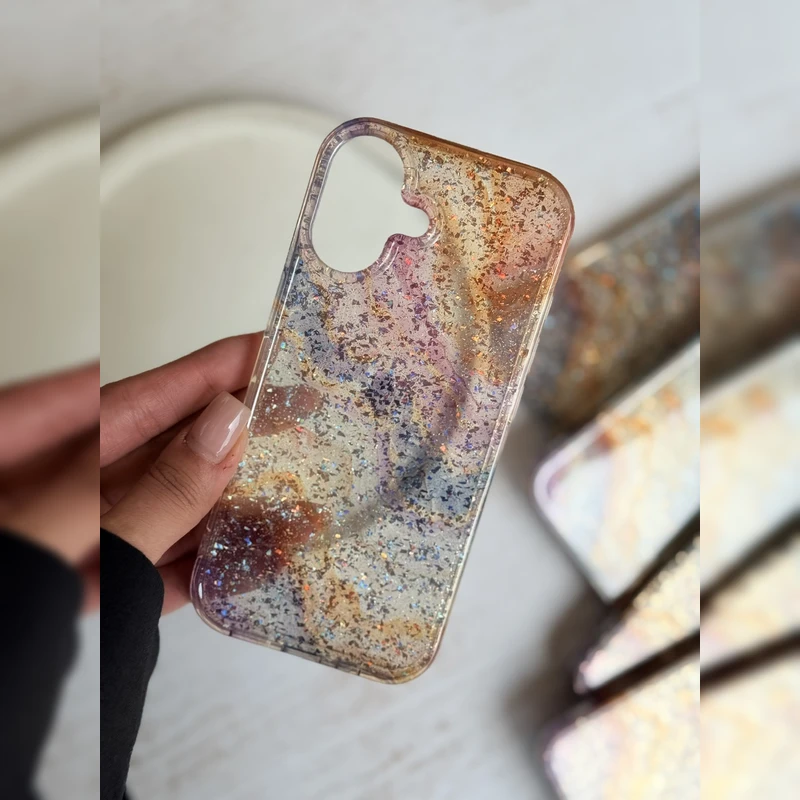 سنگ مرمر اکلیلی کهکشانی Galaxy Glitter Marble 5