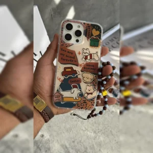 سگ استیکری شهری همراه بند City Sticker Dog With Strap 1