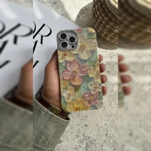 شکوفه آبرنگی نگین دار Rhinestone Watercolor Blossom 1