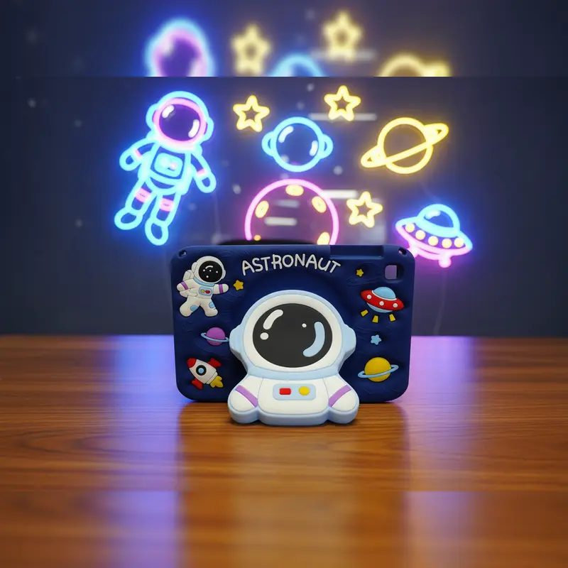 فضانورد پاپ سوکت دار استند شو با بند Astronaut Pop Tablet Case 3