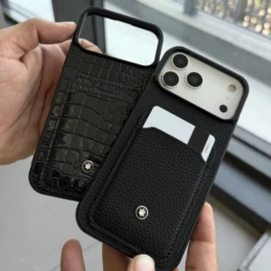 مون بلان جاکارتی چرمی Montblanc Leather Card Slot 1