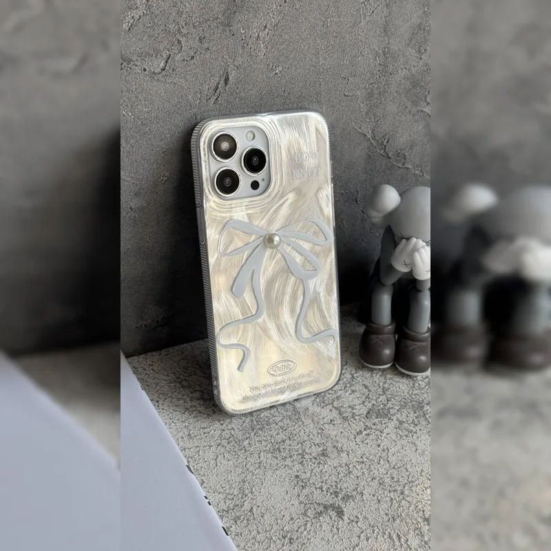 پاپیون نقره ای مرواریدی Pearl Silver Bow 7