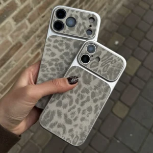 پلنگی طوسی مخملی Gray Leopard Velvet 1