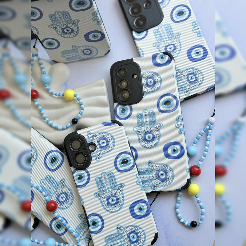 چشم نظر و دست حنا همراه بند Evil Eye And Hamsa With Strap 6