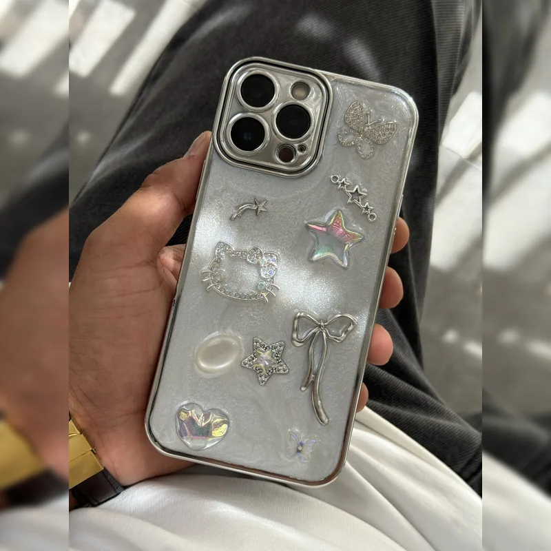 کیوت نگین دار ستاره و روبان Rhinestone Star And Bow Cute 7